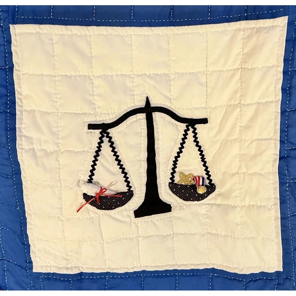 Quilt vintage 1985 Alice McDonald Unique Commemorative‎ Present Kentucky Educate